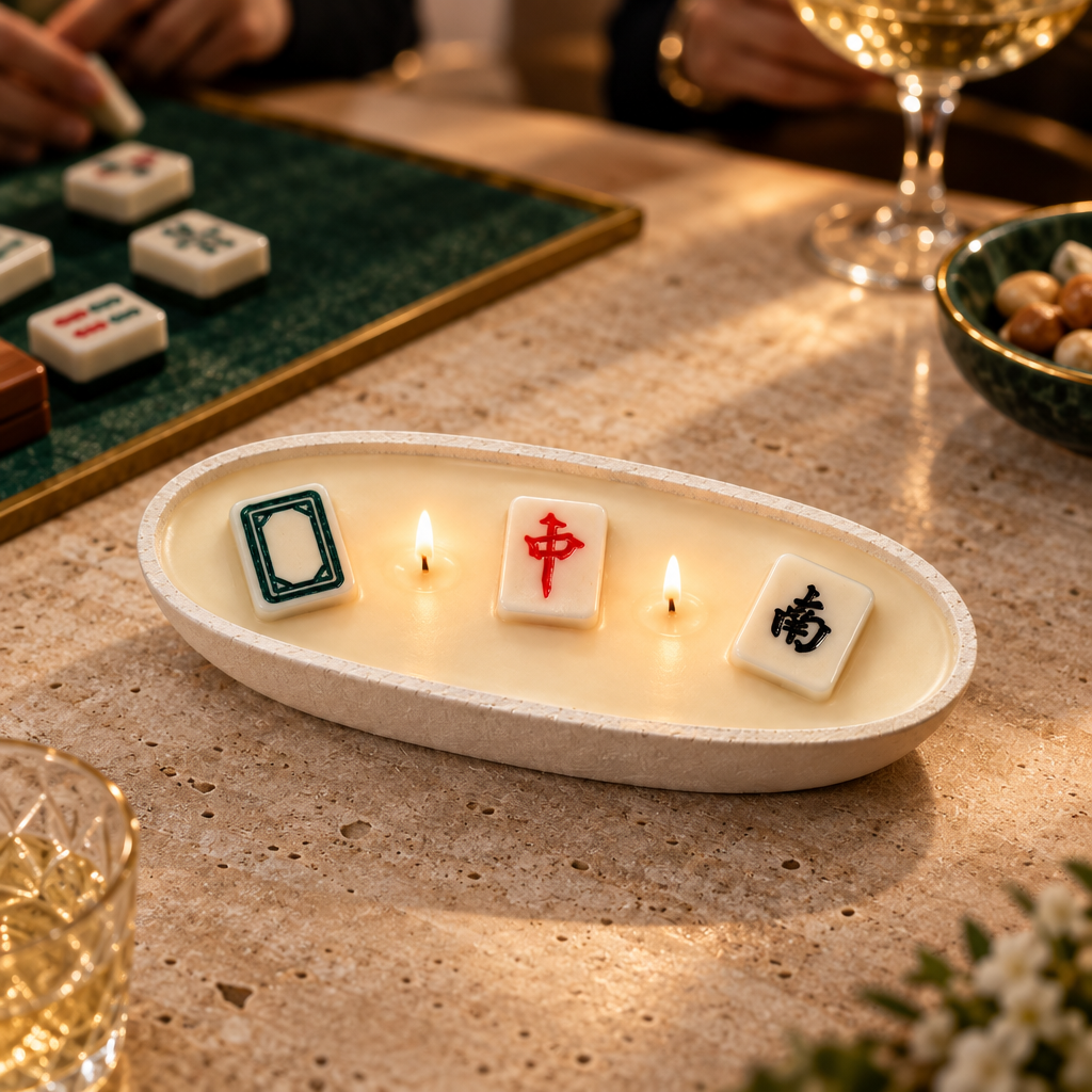 Mahjong Night - Mahjong Themed Candle
