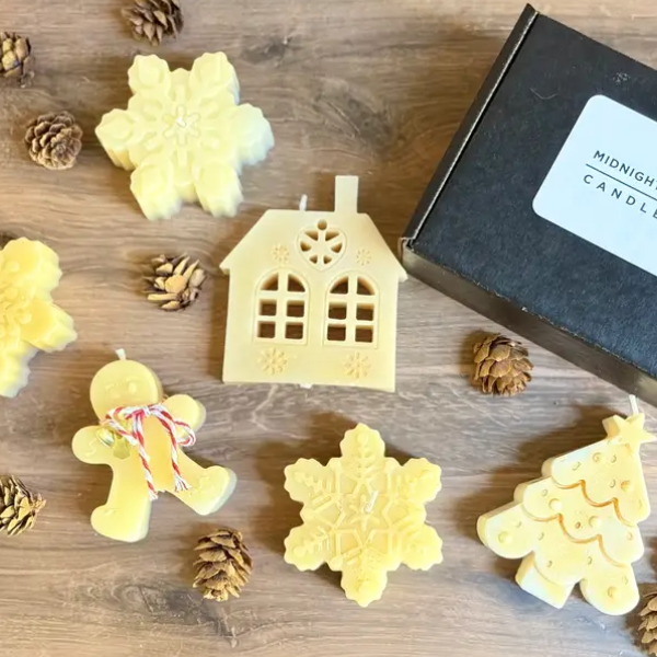 Holiday Pillar Candle Set