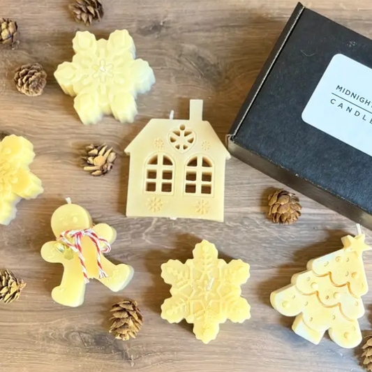 Holiday Pillar Candle Set