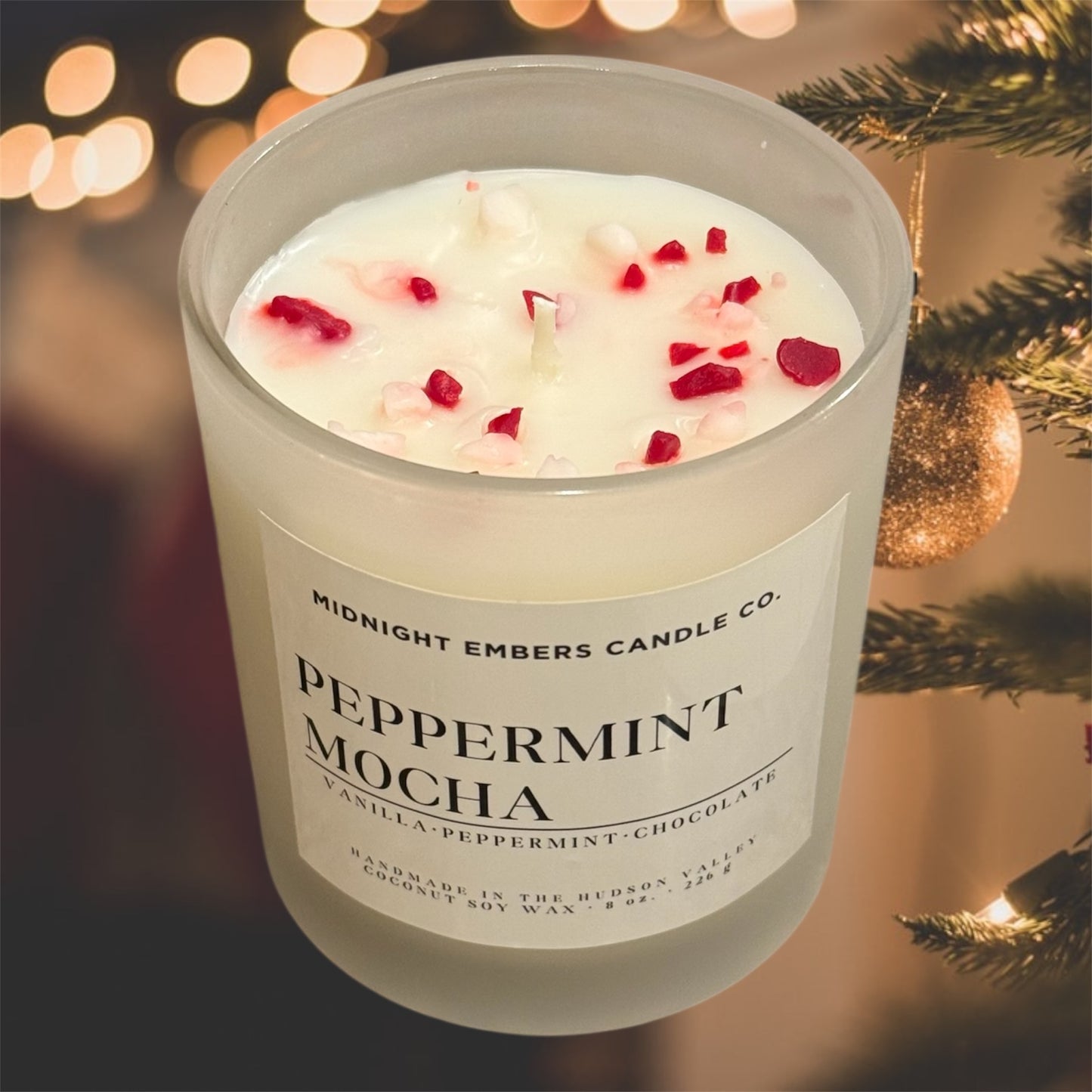 Frosted White Peppermint Mocha