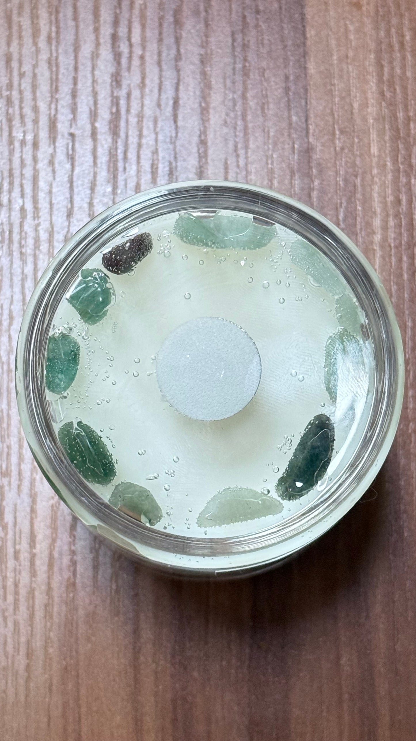 Abundance: Green Aventurine Infused Crystal Candle