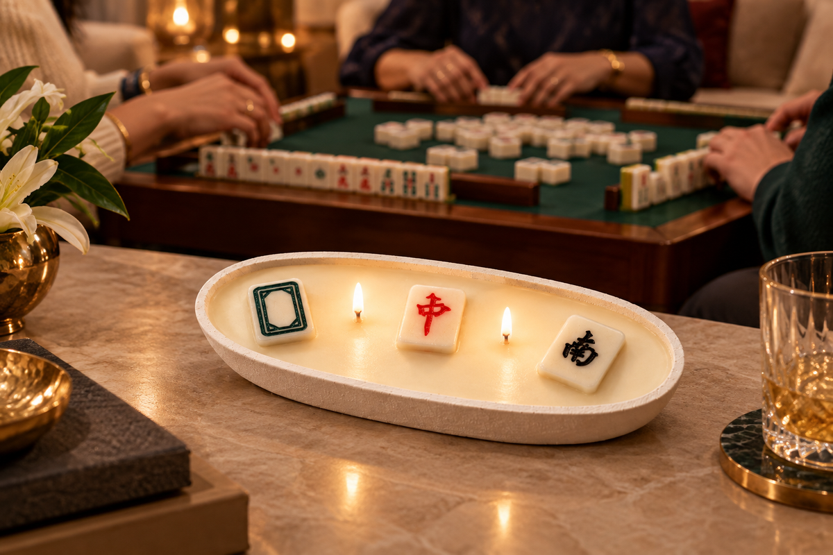 Mahjong Night - Mahjong Themed Candle