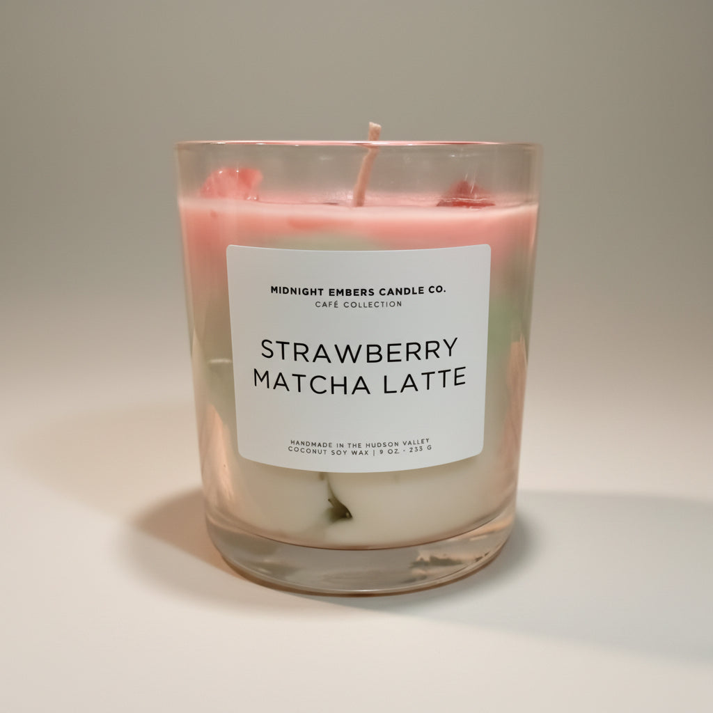 Strawberry Matcha Latte Candle