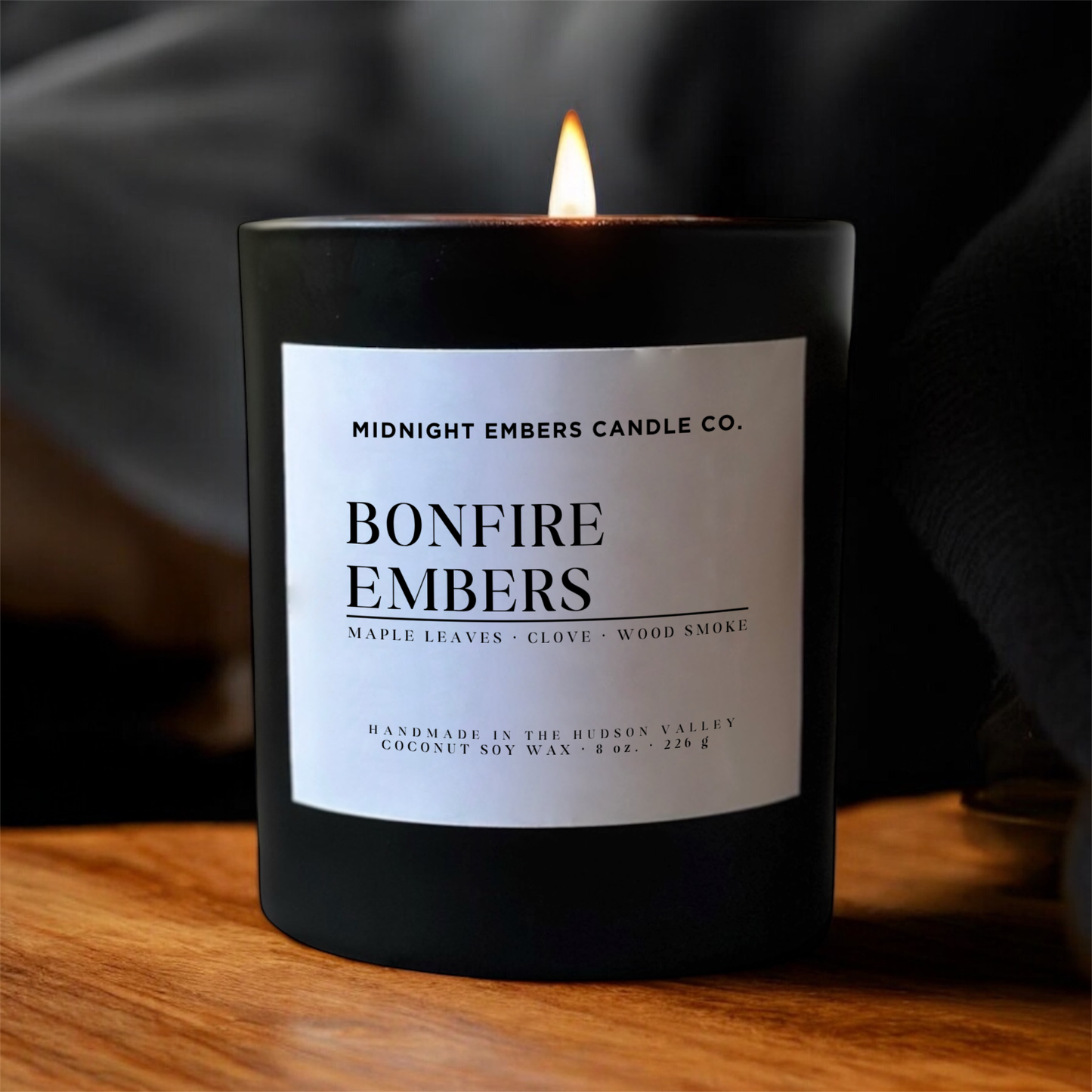 Bonfire Embers 8 oz. Fall Candle