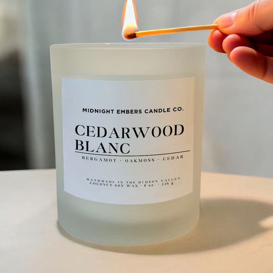Cedarwood Blanc 8 oz. Candle