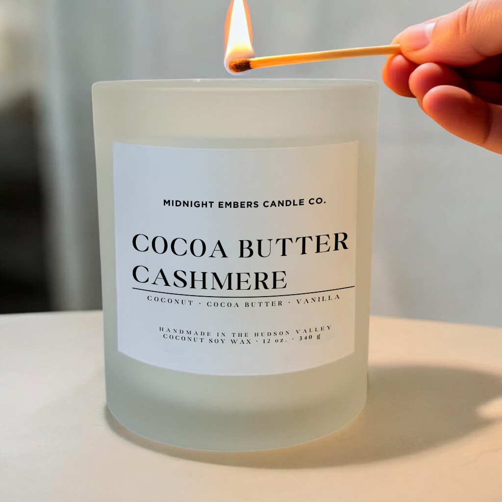 Cocoa Butter Cashmere | 12 oz. | Coconut Soy Candle