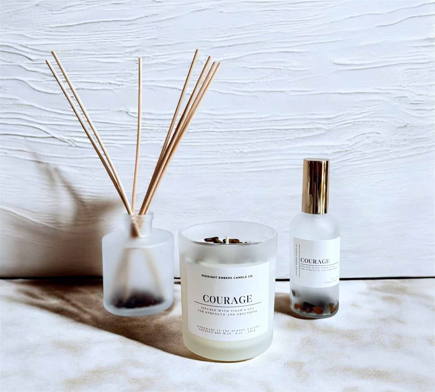 Courage: Tiger's Eye Infused Reed Diffuser