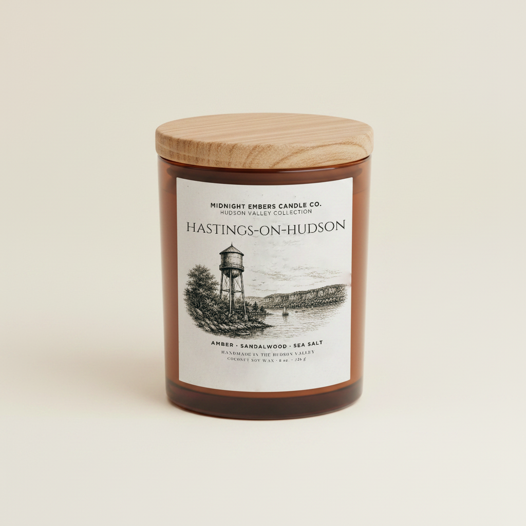 Hastings-on-Hudson Watertower Candle | Hudson Valley Collection
