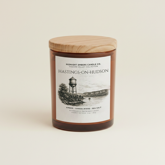 Hastings-on-Hudson Watertower Candle | Hudson Valley Collection