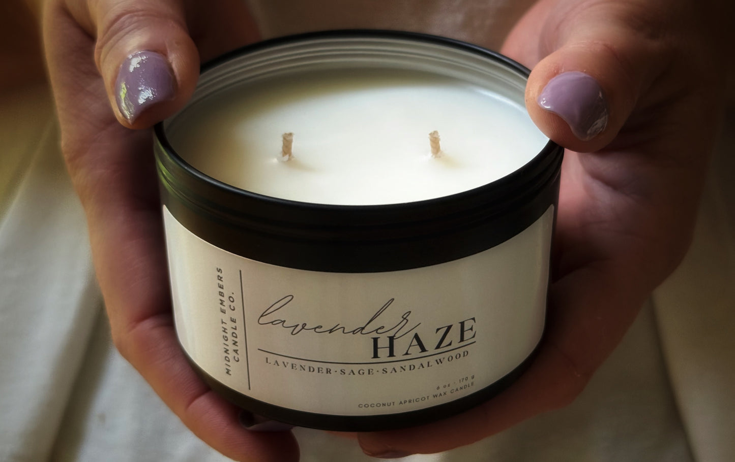 Amber + Oak 6 oz. Candle