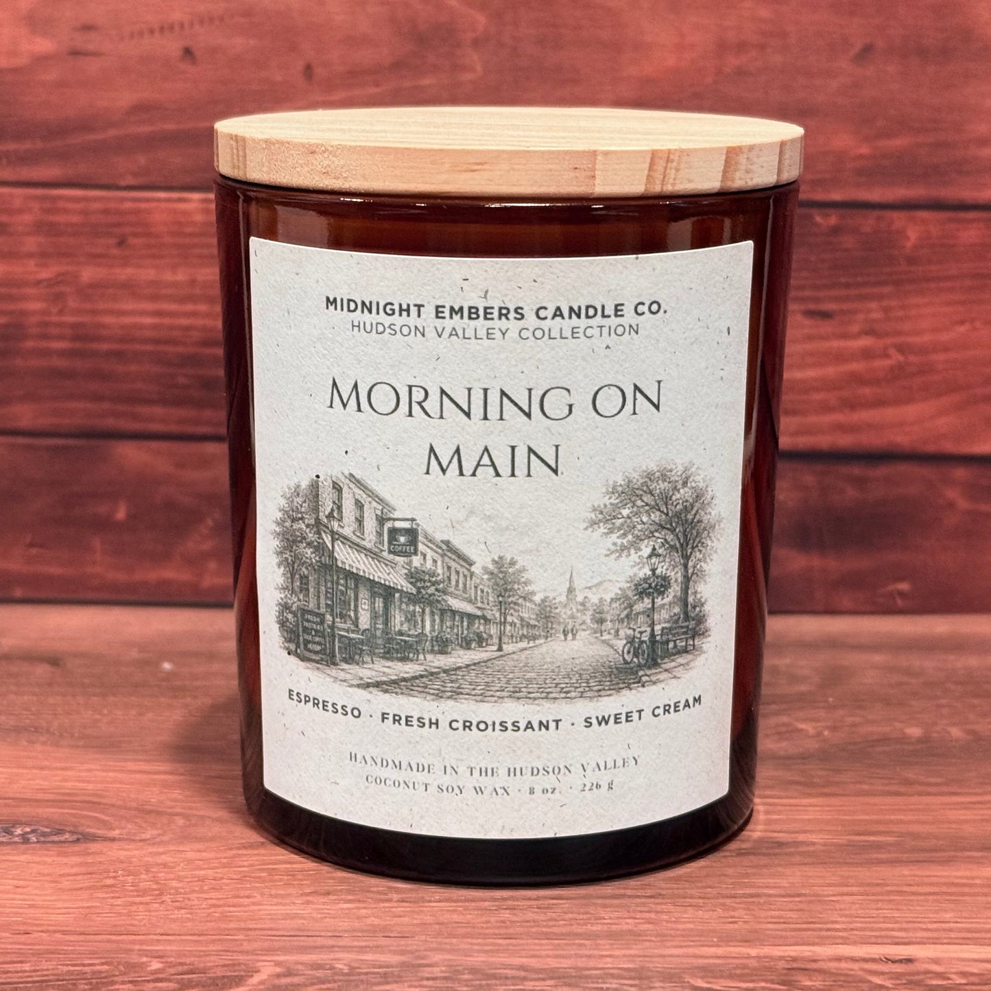 Morning on Main 8 oz. Candle | Hudson Valley Collection