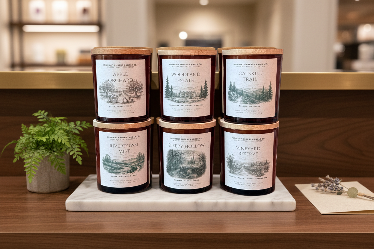 Rivertown Mist 8 oz. Candle | Hudson Valley Collection