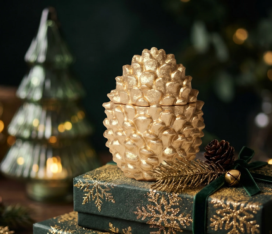 Pinecone Candle