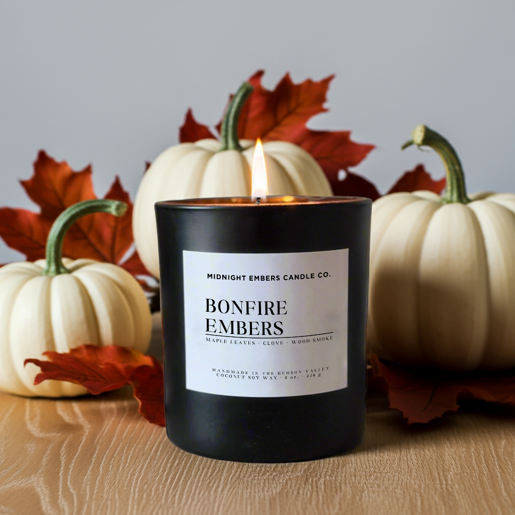 Bonfire Embers 8 oz. Fall Candle