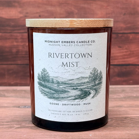 Rivertown Mist 8 oz. Candle | Hudson Valley Collection
