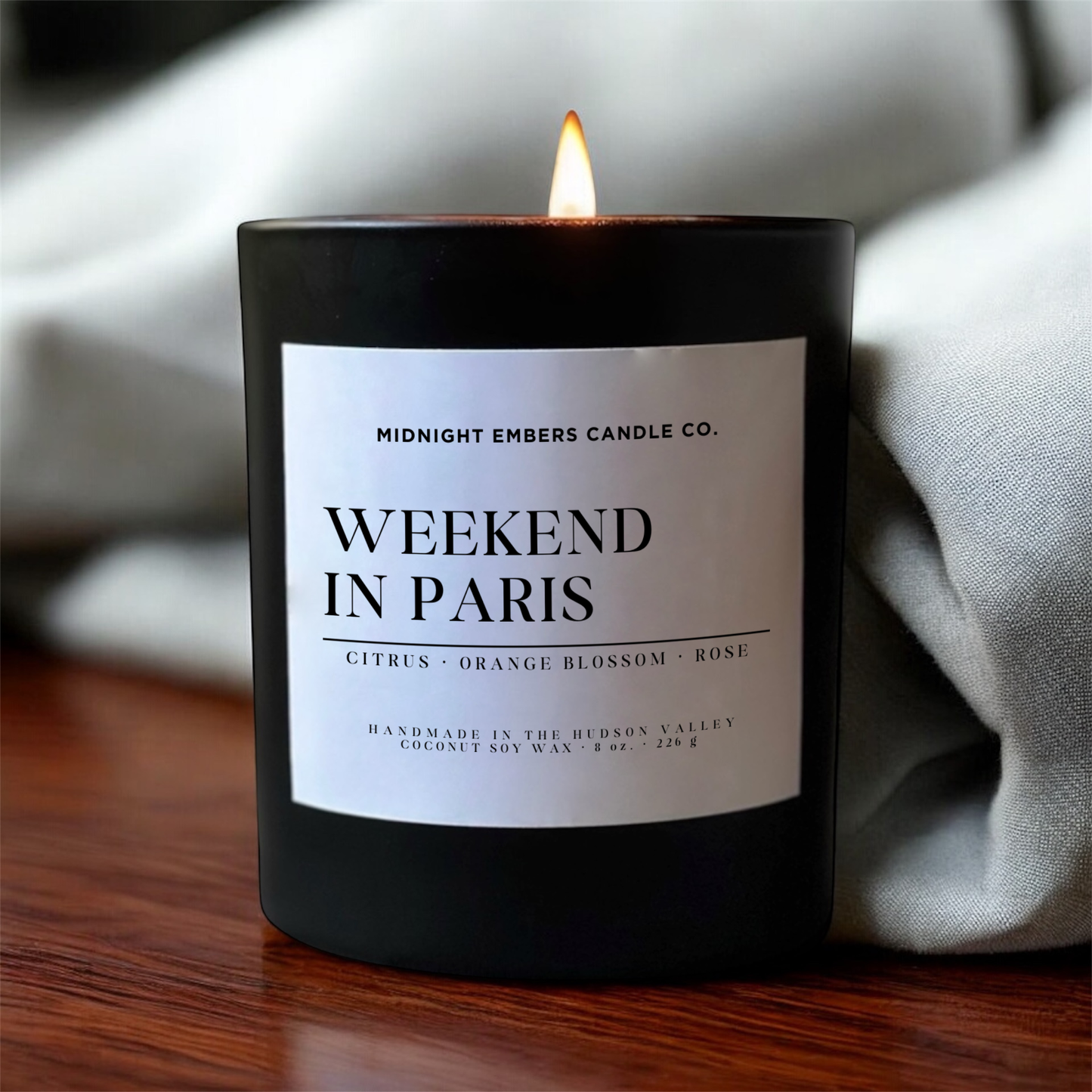 Weekend in Paris: Luxury Candle Inspired by Chanel® No 5 - 8 oz.