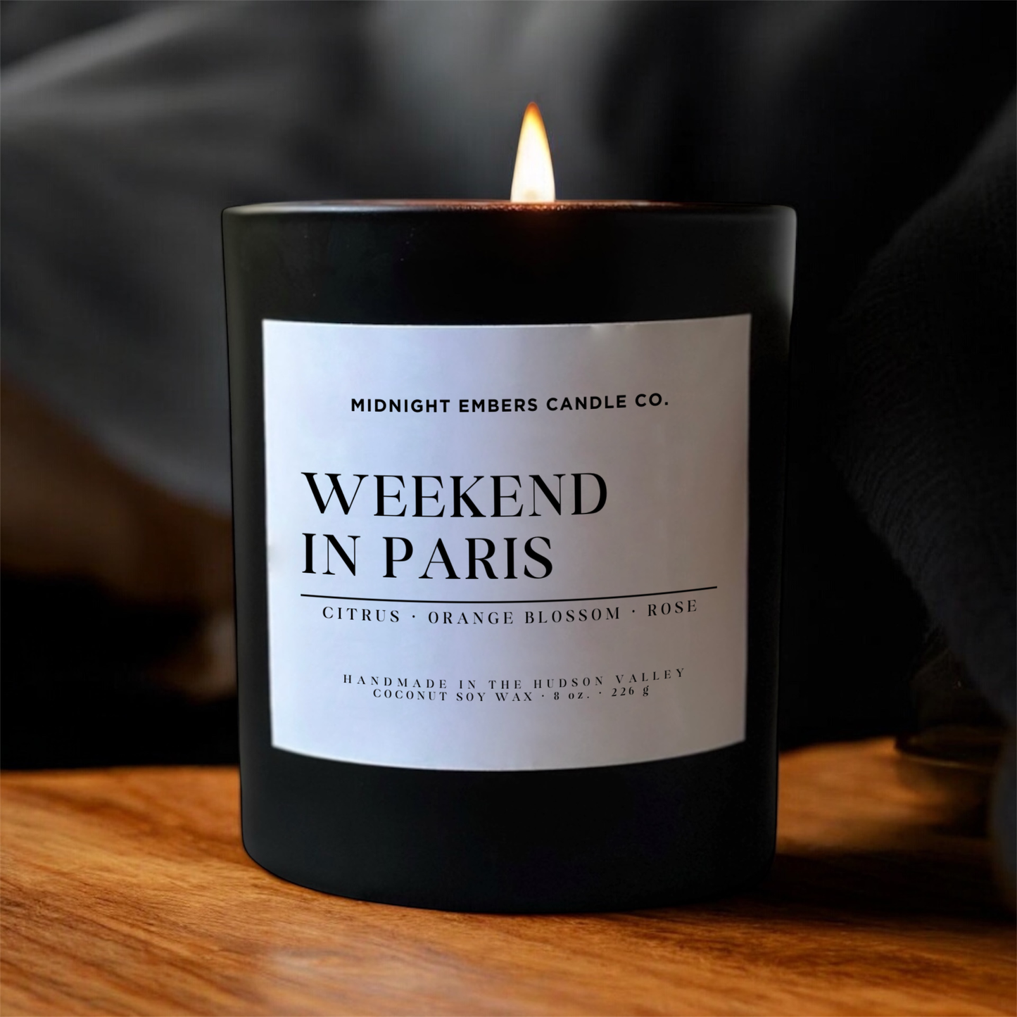 Weekend in Paris: Luxury Candle Inspired by Chanel® No 5 - 8 oz.