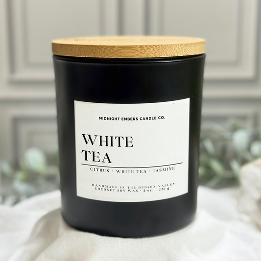 White Tea Candle: Luxury Scent Inspired by Westin Hotels® 8 oz.