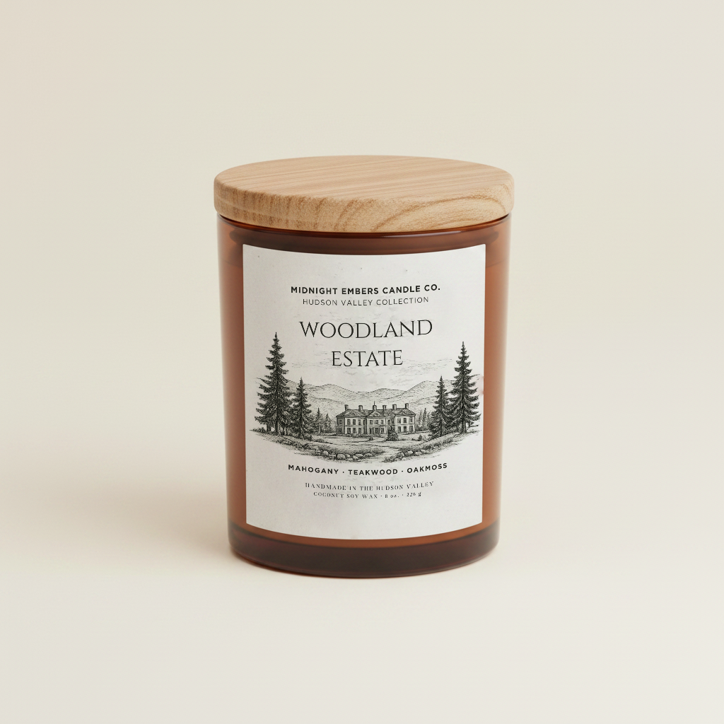 Woodland Estate 8 oz. Candle | Hudson Valley Collection
