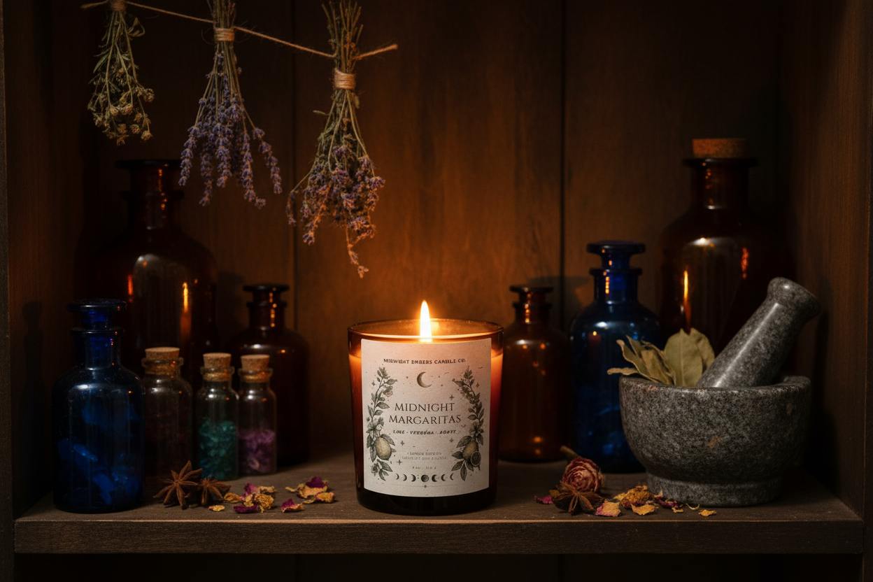 Apothecary shelf