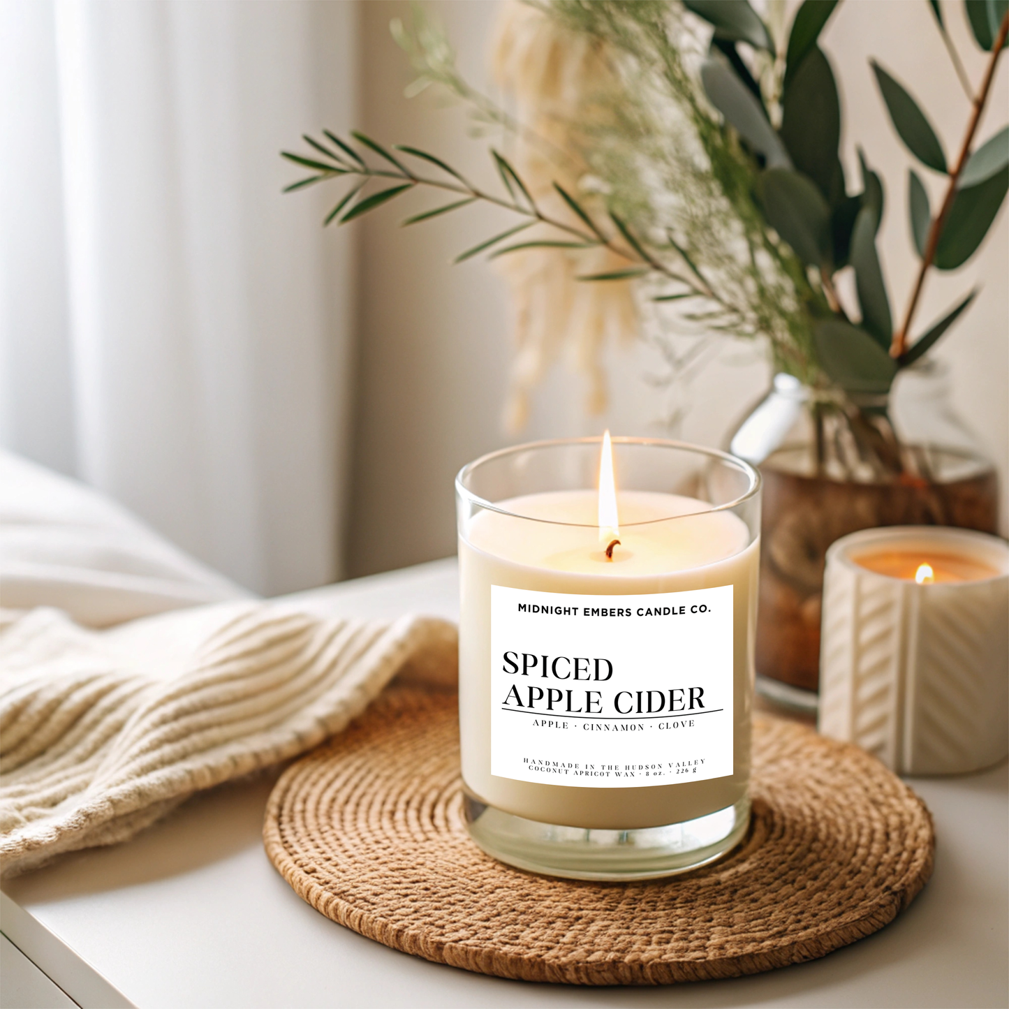 Cinnamon + Vanilla 8 oz. Candle