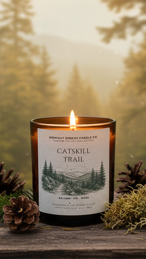Catskill Trail 8 oz. Candle | Hudson Valley Collection