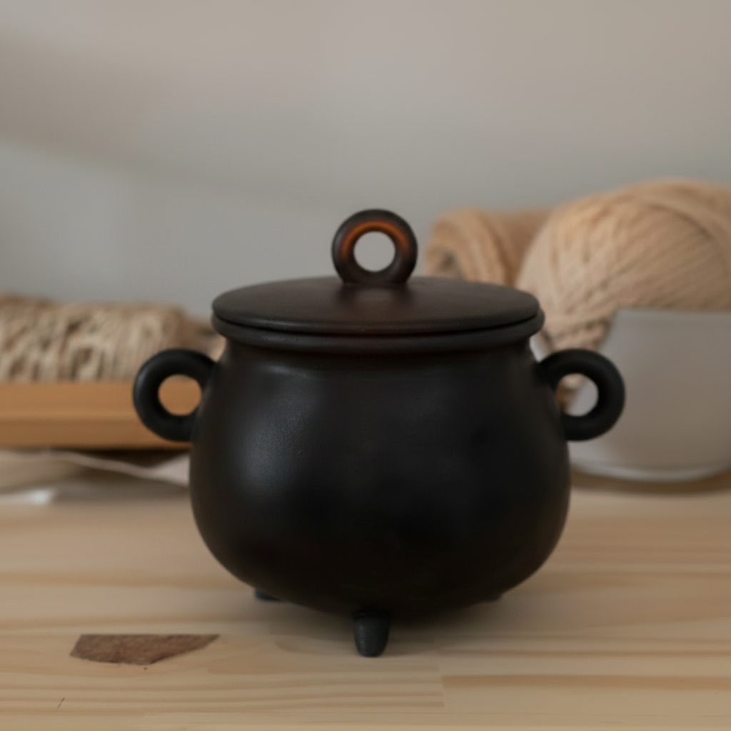 Cauldron Candle — Bright Hero Lid On