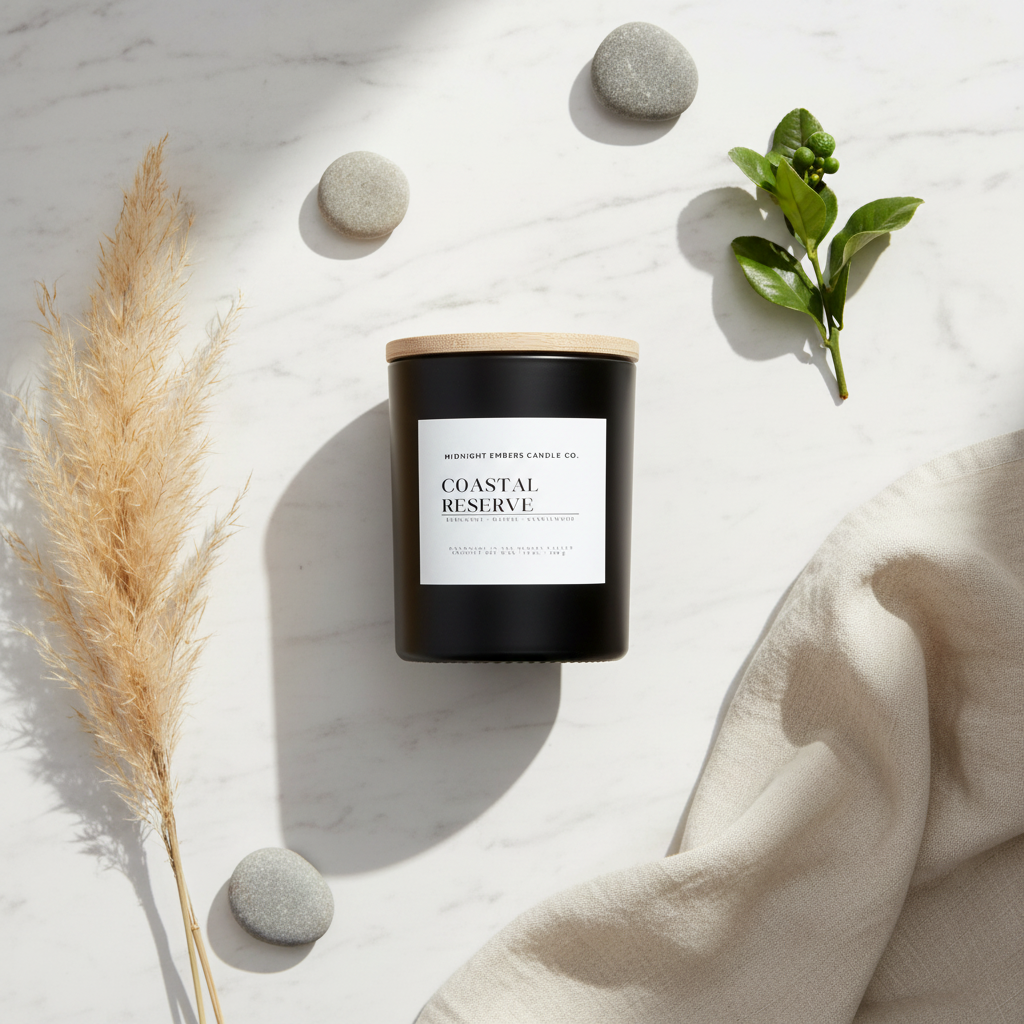 Coastal Reserve 12oz Marble Flat Lay