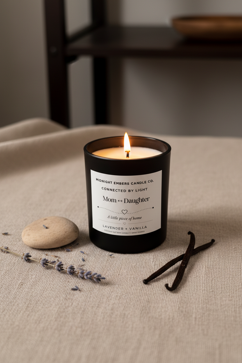 Connected by Light – Scent & Natural Elements Styled Shot