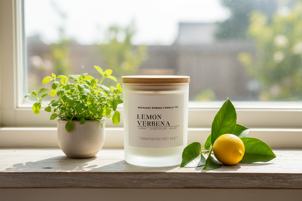 Frosted White - Sunlit Windowsill with Herbs