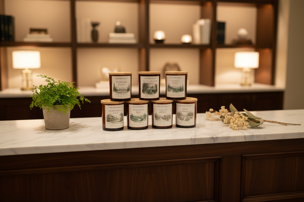 Hudson Valley Collection – Real Photo, Hotel Lobby Background