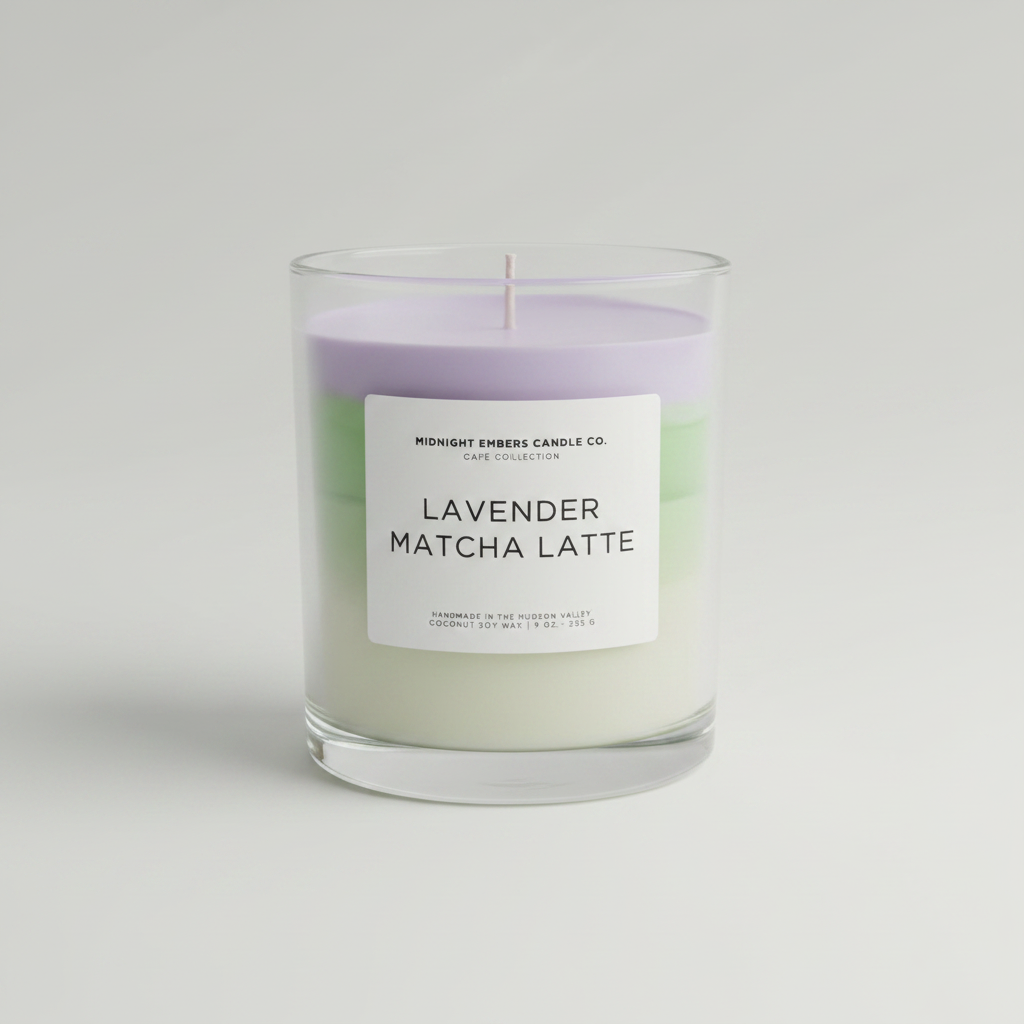 Lavender Matcha Latte – Studio Shot