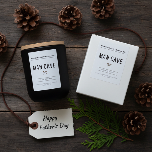 Man Cave Gift Flat Lay