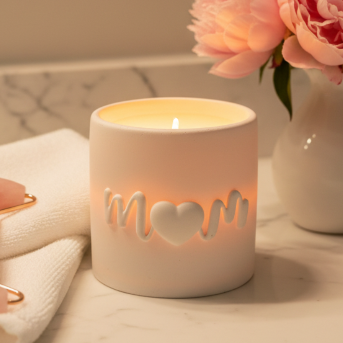 Mom | Handcrafted Eco-Concrete Candle 8 oz.