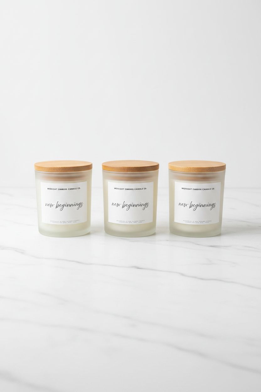 New Beginnings Candles - Editorial