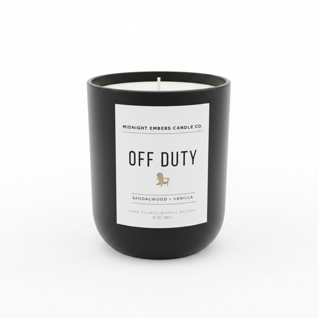 Off Duty Candle | Father's Day Gift