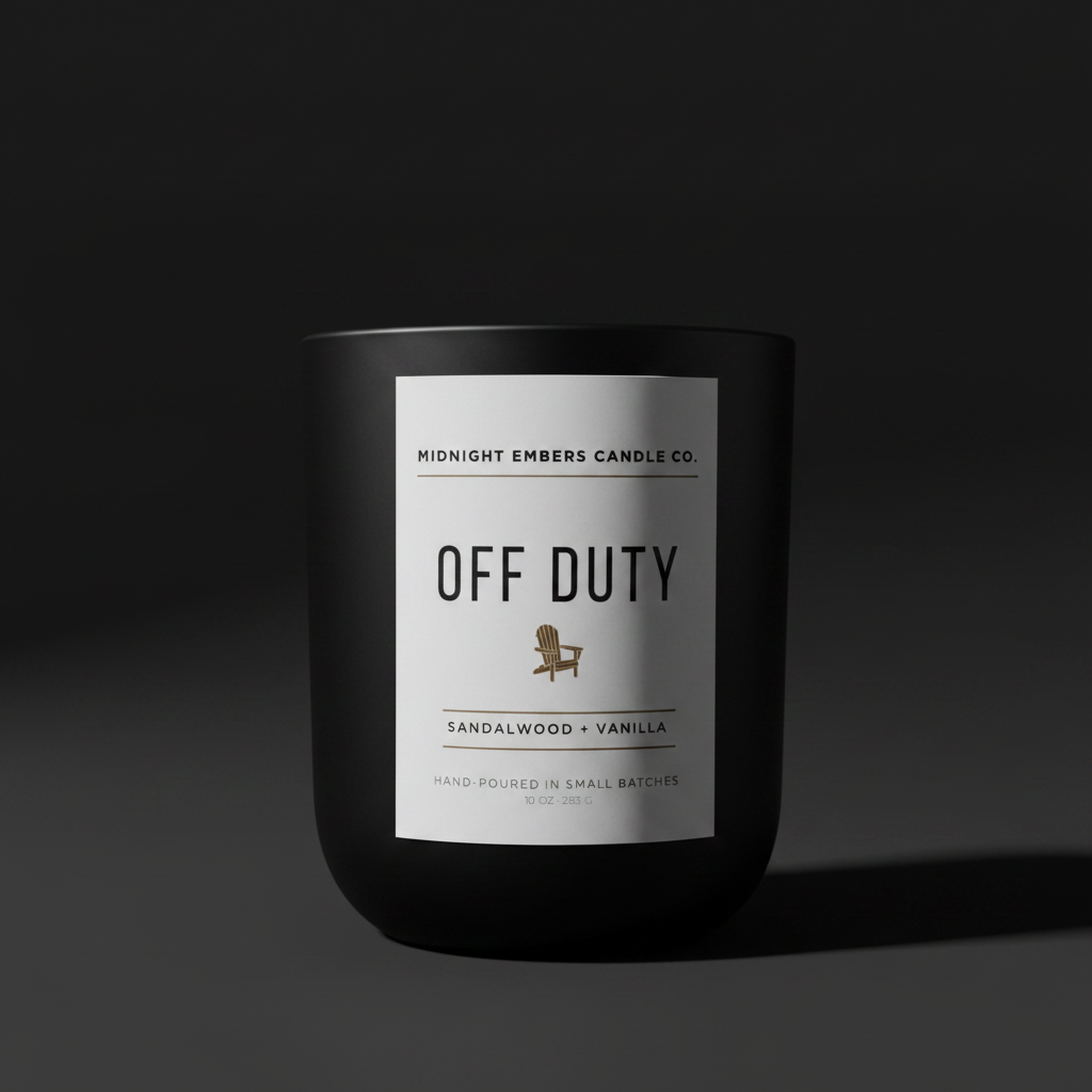 Off Duty Candle | Father's Day Gift