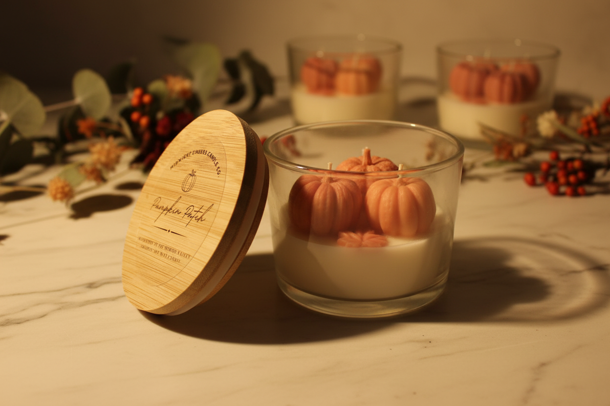 Pumpkin Patch Candle - Lid Hero Shot