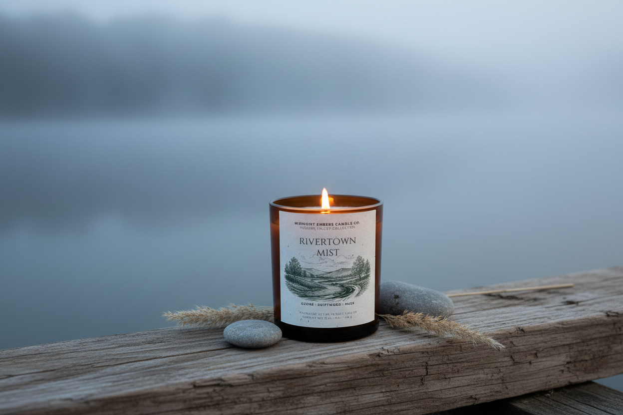 Rivertown Mist – Lit, No Lid, River Dock