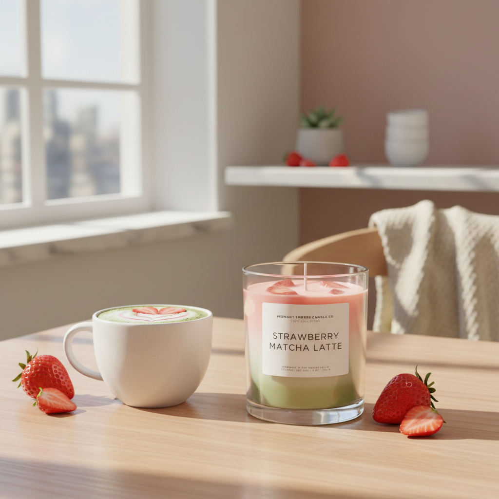 Strawberry Matcha Latte – Café Vibe