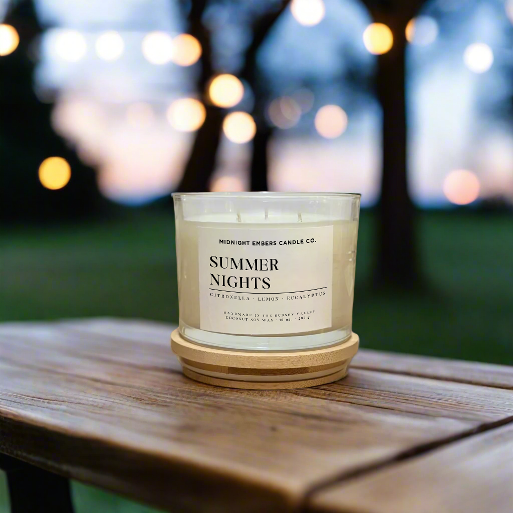 Summer Nights Outdoor Citronella Candle | 3 Wick Candle