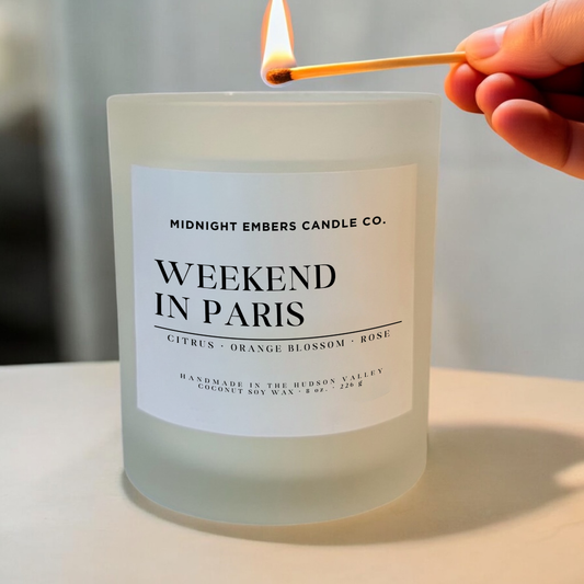 Weekend in Paris: Luxury Candle Inspired by Chanel® No 5 - 8 oz.