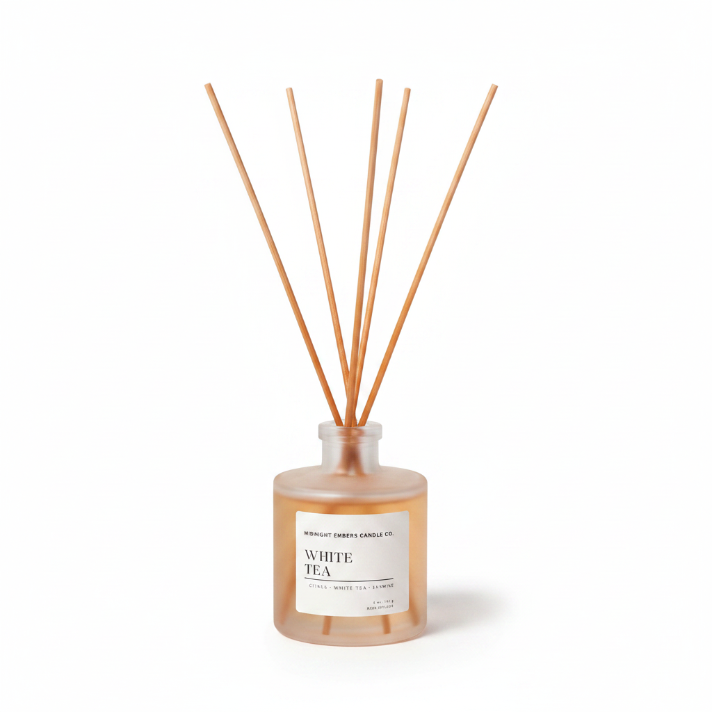 White Tea Reed Diffuser – Faire Studio Shot