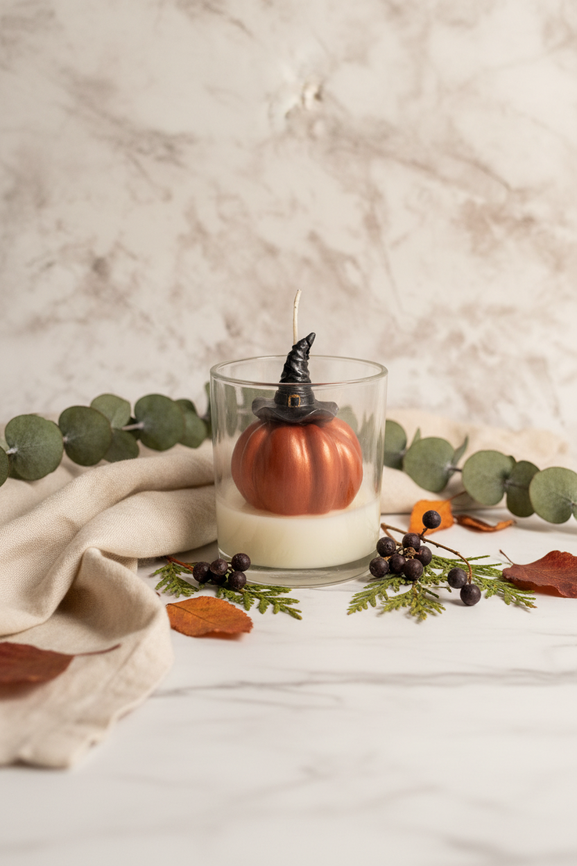 Witch Hat Candle - Light Editorial